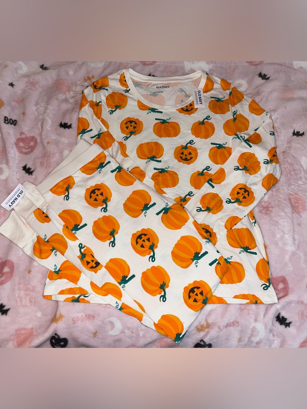Old Navy Pumpkin Pajamas